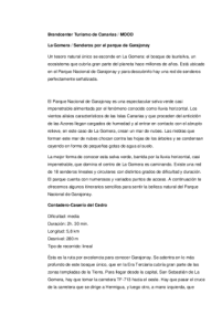 La Gomera-Senderos Garajonay