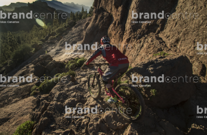 Jordi Bagó en mountainbike por Gran Canaria