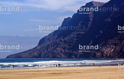 Under the Famara cliff