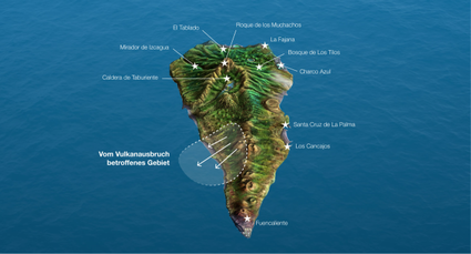 Infografía erupción Cumbre Vieja, La Palma -de