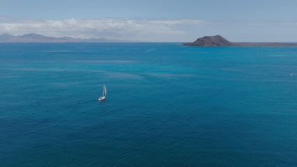 Navegación. Puerto Corralejo en Fuerteventura