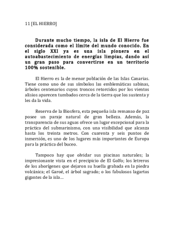 Historia de EL HIERRO Historia de EL HIERRO