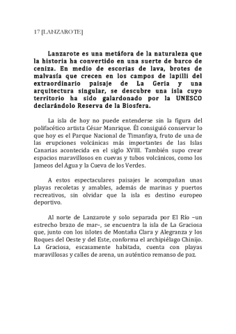 Historia de LANZAROTE