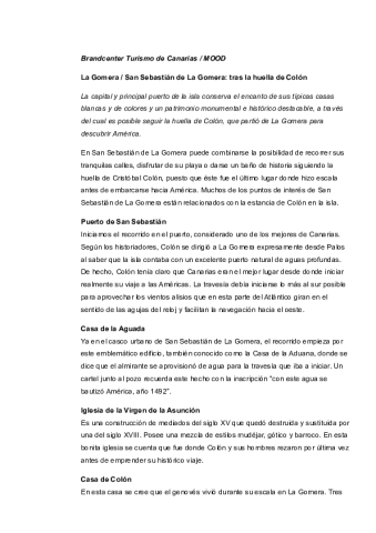 La Gomera-San Sebastián