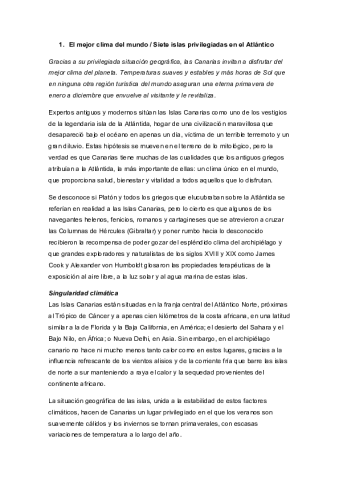 Clima-Siete islas Atlántico