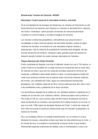 Naturaleza-Cuatro Parques Nacionales