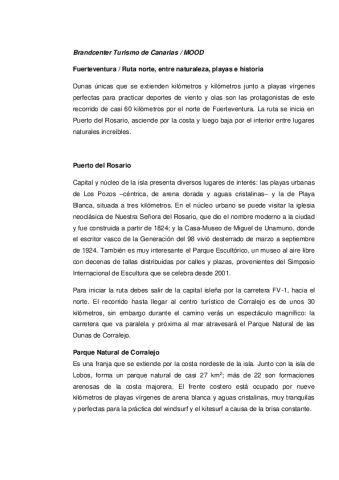 Fuerteventura-Ruta norte