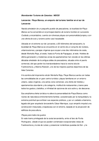 Lanzarote-Playa Blanca