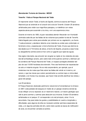 Tenerife-Cañadas Teide