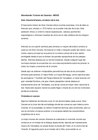 Gran Canaria-Artenara