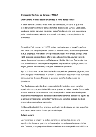 Gran Canaria-Cactualdea