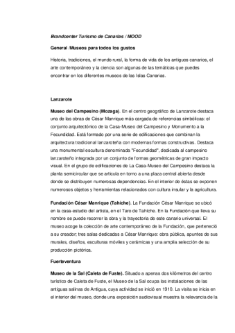 Principales museos