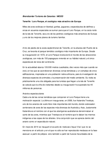 Tenerife-Loro Parque