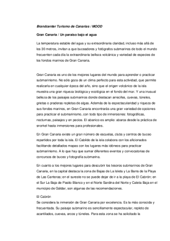Gran Canaria-Submarinismo