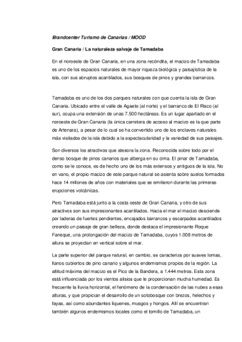 Gran Canaria-Tamadaba
