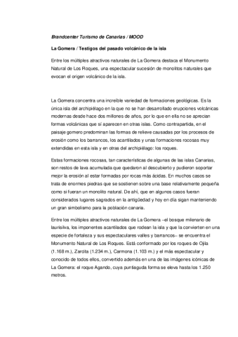 La Gomera-Monumento de los Roques
