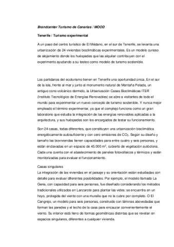Tenerife-Casas bioclimáticas Tenerife-Casas bioclimáticas