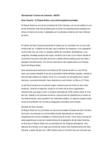 Gran Canaria-Roque Nublo