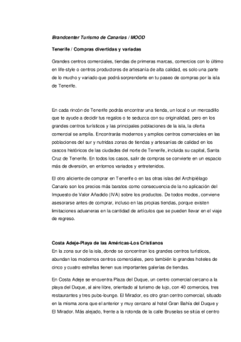 Tenerife-Compras