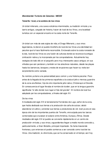 Tenerife-Icod de los Vinos