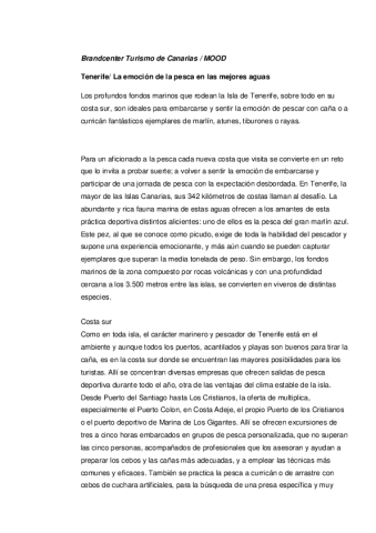 Tenerife-Pesca deportiva