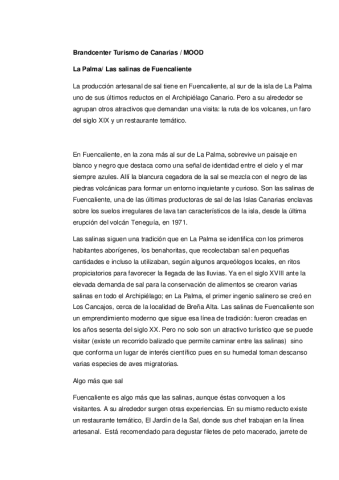 La Palma-Salinas Fuencaliente