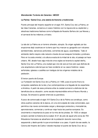 La Palma-Santa Cruz de la Palma