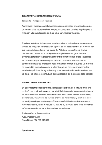 Lanzarote-Spas