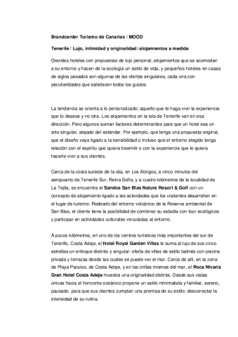 Tenerife-Alojamientos singulares