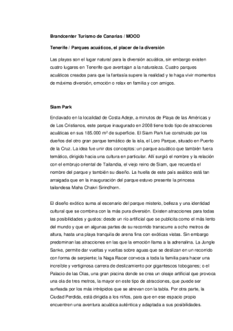 Tenerife-Parques acuáticos