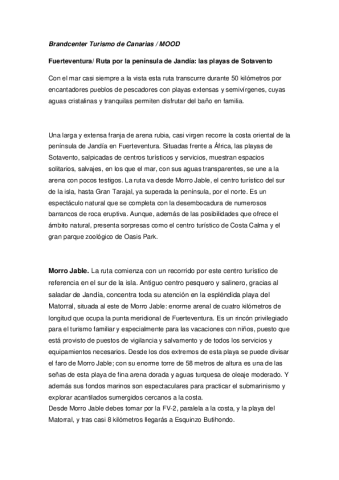 Fuerteventura-Ruta por Jandía