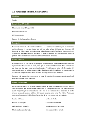 Ruta: Roque Nublo -es