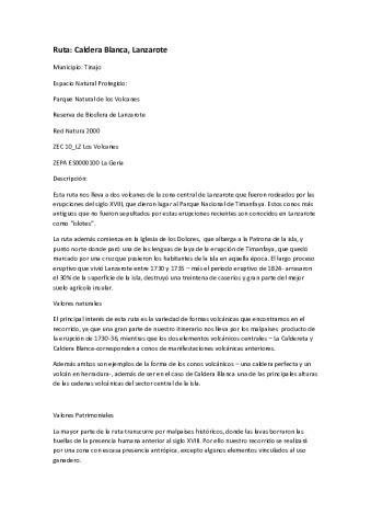 Ruta: Caldera Blanca - es Ruta: Caldera Blanca - es
