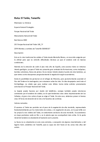 Ruta: Teide - es