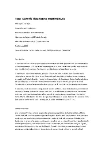 Ruta: Tiscamanita - Arrabales