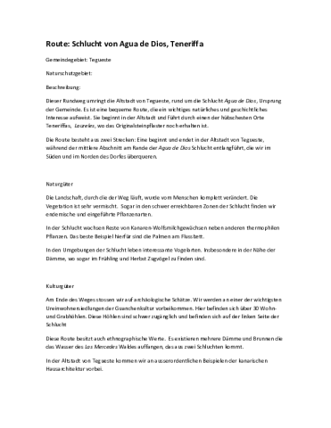 Route: Schlucht von Agua de Dios