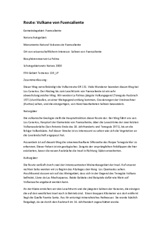 Route: Vulkane von Fuencaliente