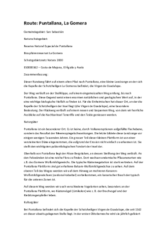 Route: Puntallana