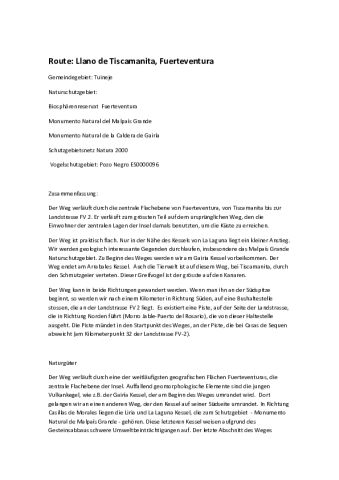Route: Llano de Tiscamanita Route: Llano de Tiscamanita