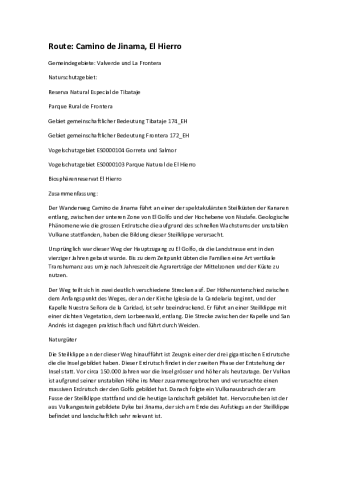 Route: Camino de Jinama