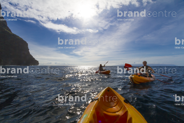 Excursión en kayak por Los Gigantes