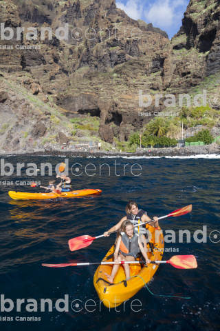 Excursión en kayak por Los Gigantes