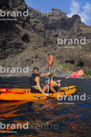 Excursión en kayak por Los Gigantes