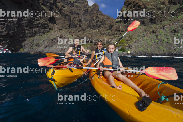 Excursión en kayak por Los Gigantes