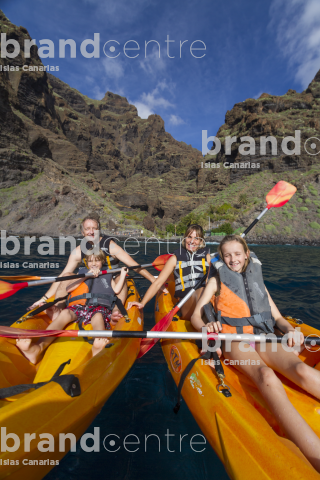 Excursión en kayak por Los Gigantes