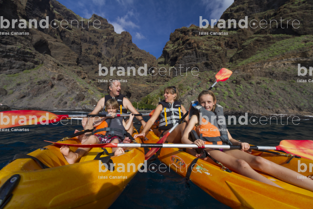 Excursión en kayak por Los Gigantes