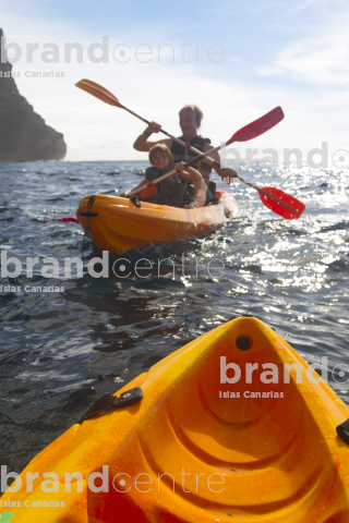 Excursión en kayak por Los Gigantes