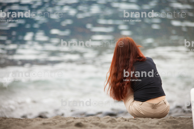 Girl on the shore