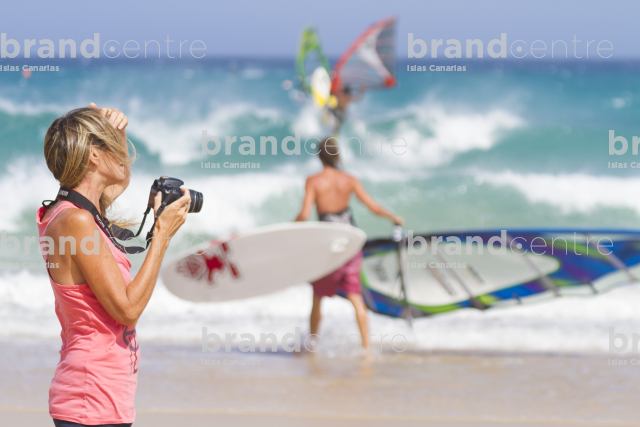 Windsurf en Playa La Barca, Parque Natural de Jandía
