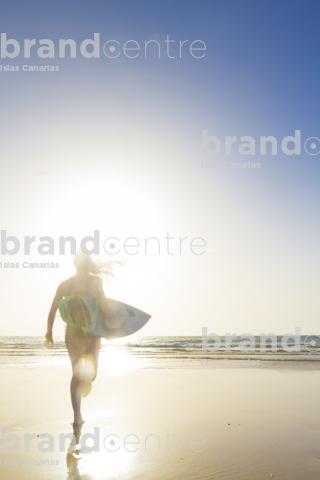 Windsurfing at Playa La Barca, Jandía Natural Park